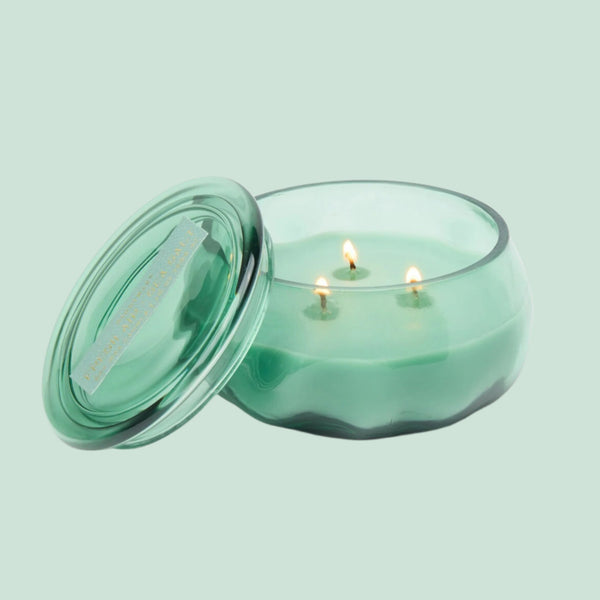 Basalt Turquoise Candle | Fresh Air + Sea Salt