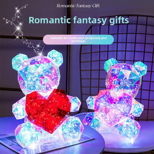 LED Glowing Bear Gift – Romantic Light-Up Teddy for Birthday, Valentine’s & Mother’s Day
