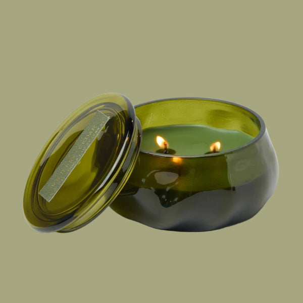 Basalt Green Candle | Wild Fig + Cedar